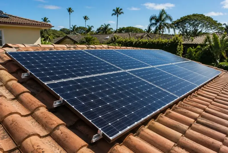 Installation de panneaux solaires au Loroux-Bottereau